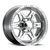 Raceline 886 Renegade 17x9in / 6x139.7 BP / 0mm Offset / 107.95mm Bore - Polished Wheel