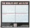 K&N Filter Universal Rubber Filter 2 inch Flange 3 1/8 inch Base, 2 inch Top, 3 inch Height