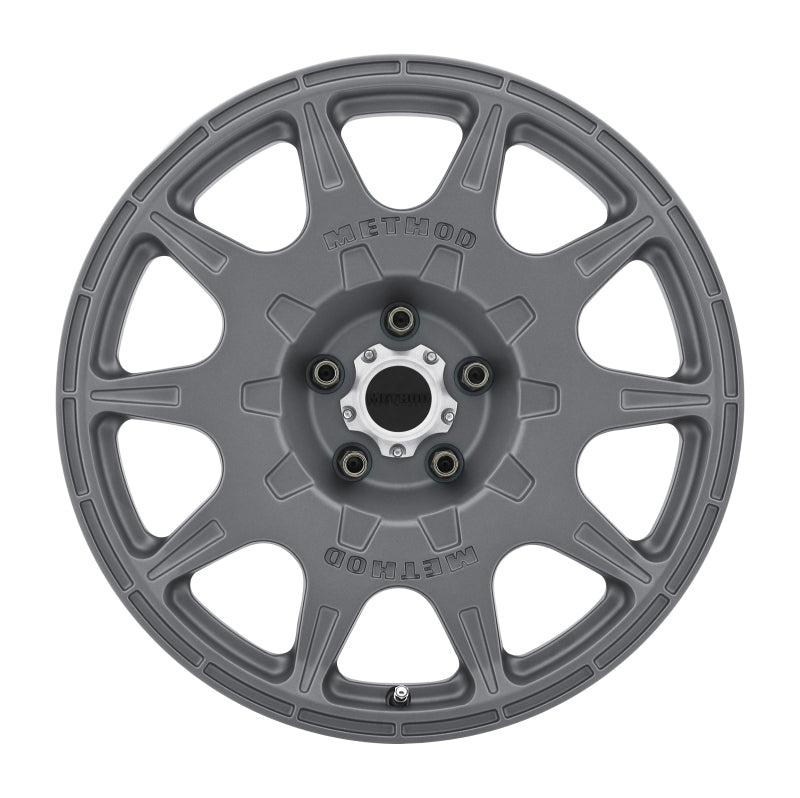 Method MR502 RALLY 17x8 +38mm Offset 5x100 67.1mm CB Titanium Wheel