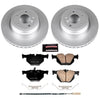 Power Stop 11-13 BMW 335i Rear Z23 Evolution Sport Coated Brake Kit