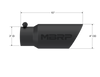 MBRP Universal Tip 4in OD 3in Inlet 10in Length Dual Wall Angled End Black