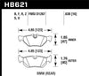 Hawk 08-11 BMW 128i / 10 BMW 323i / 07-11 BMW 328i / 07-11 BMW 328XI HT-10 Race Rear Brake Pads