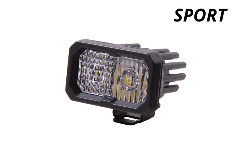 Diode Dynamics Stage Series 2 In LED Pod Sport - White Flood Standard BBL Each