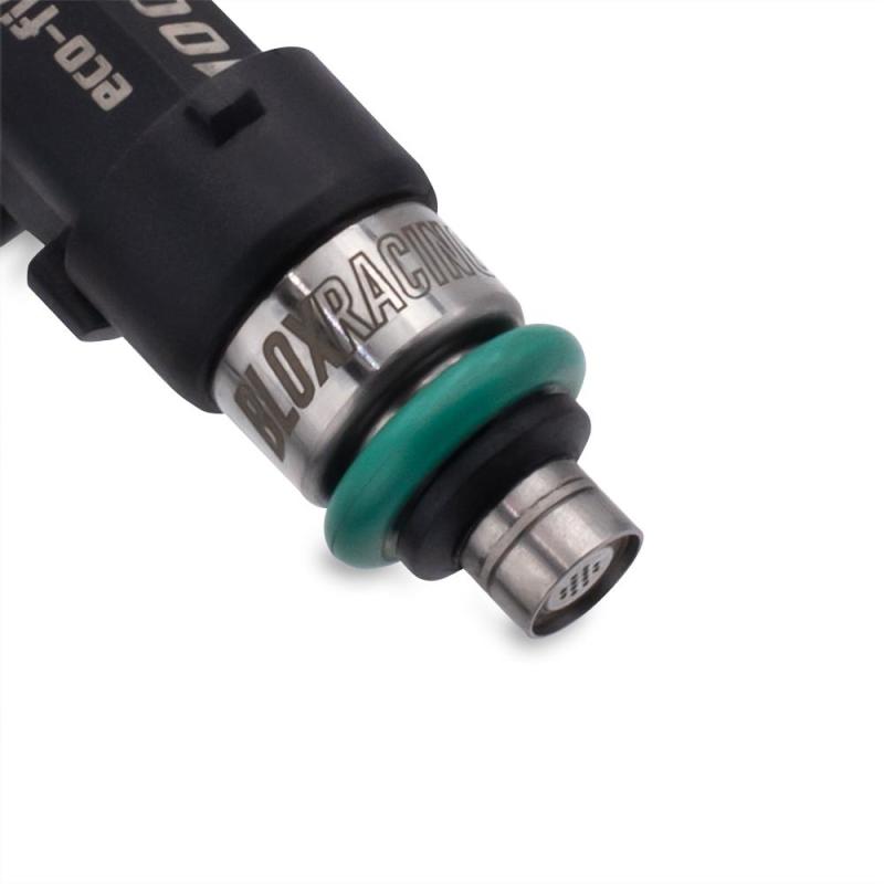 BLOX Racing Eco-Fi Street Injectors 1000cc/min w/1in Adapter Honda B/D/H Series (Single Injector)