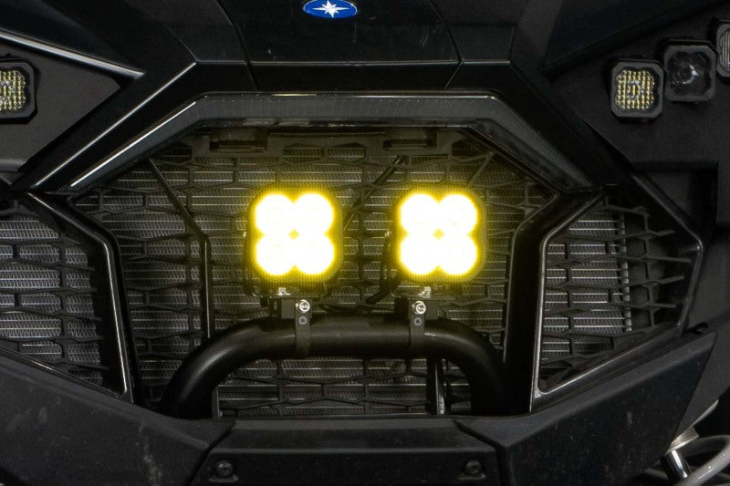 Diode Dynamics SS3 LED Bumper 1 3/4 In Roll Bar Kit Pro - Yellow Combo (Pair)