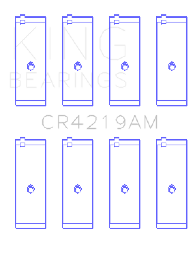 King Toyota 1RZ Connecting Rod Bearing Set