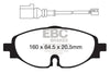 EBC 14+ Audi A3 1.8 Turbo Yellowstuff Front Brake Pads