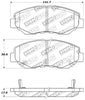 StopTech Performance 03-10 Honda Accord / 02-06 CR-V / 03-08 Pilot Front Brake Pads