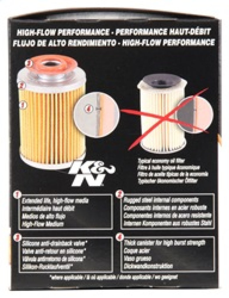 K&N Buick / Chevrolet / Oldsmobile Performance Gold Oil Filter