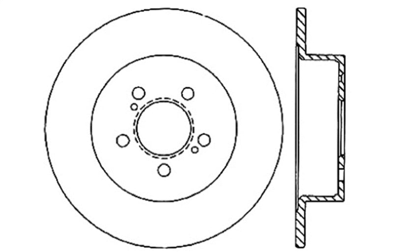 StopTech Slotted & Drilled Sport Brake Rotor