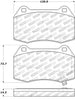 StopTech Street Touring 02-07 350z/G35 w/ Brembo Front Brake Pads