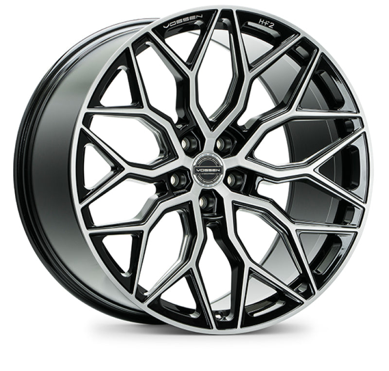 Vossen HF-2 19x8.5 / 5x120 / ET30 / Flat Face / 72.56 - Brushed Gloss Black Wheel