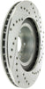 StopTech Select Sport 03-08 Subaru Forester Sport Slotted and Drilled Right Front Rotor