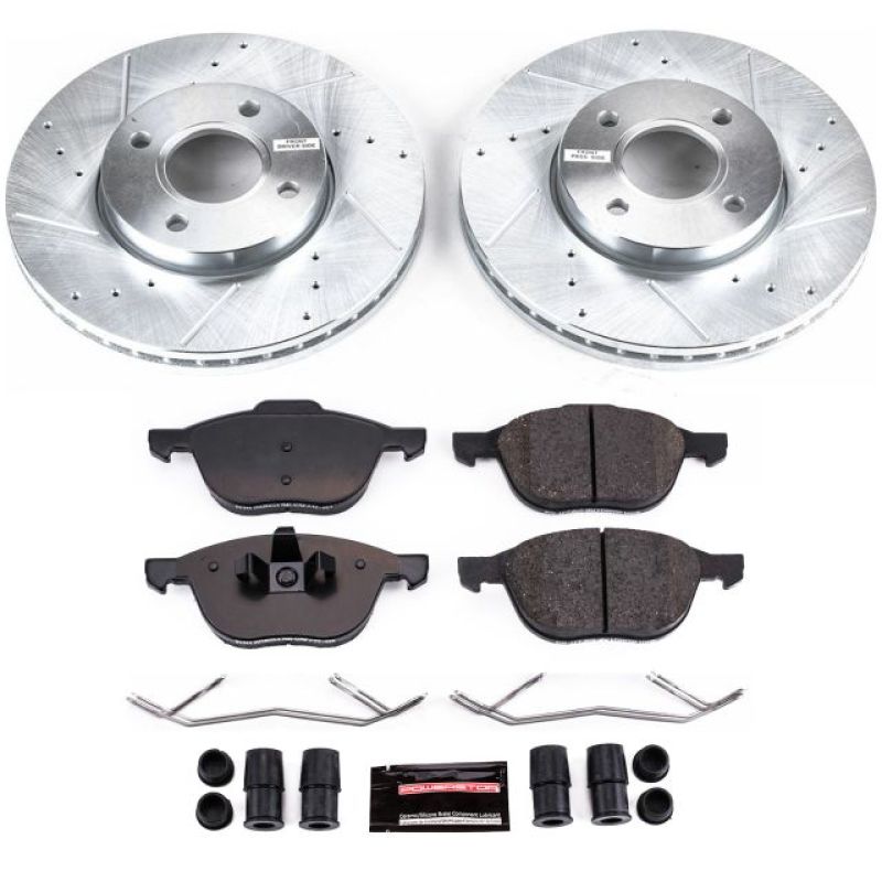 Power Stop 05-07 Ford Focus Front Z23 Evolution Sport Brake Kit