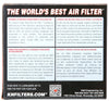 K&N Filter Universal Rubber Filter Oval Tapered 4in Base O/S L x 3.5in Top O/S L x 2.75in H