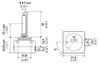 Hella Xenon D1S Bulb PK32d-2 85V 35W 5000k