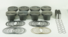 Mahle MS Piston Set SBC 383ci 4.03in Bore 3.75in Stk 6.125in Rod .927in Pin -4cc 11.2 CR Set of 8