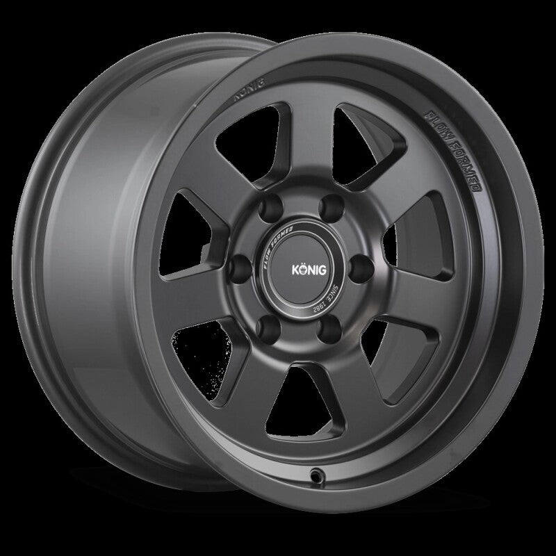 Konig HT2 17X9 5X127 ET-12 Matte Black