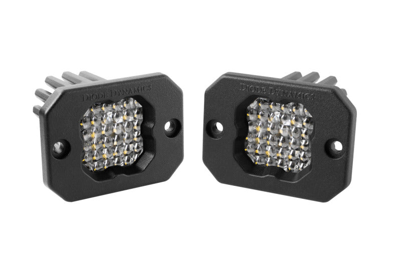 Diode Dynamics Stage Series C1 LED Pod Sport - White Flood Flush BBL (Pair)