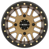 Method MR406 UTV Beadlock 14x10 5+5/-2mm Offset 4x156 132mm CB Method Bronze w/Matte Blk Ring Wheel