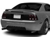 Raxiom 99-04 Ford Mustang Excluding 99-01 Cobra Icon LED Tail Lights- Black Housing (Smoked Lens)