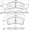 StopTech Street Brake Pads - Front