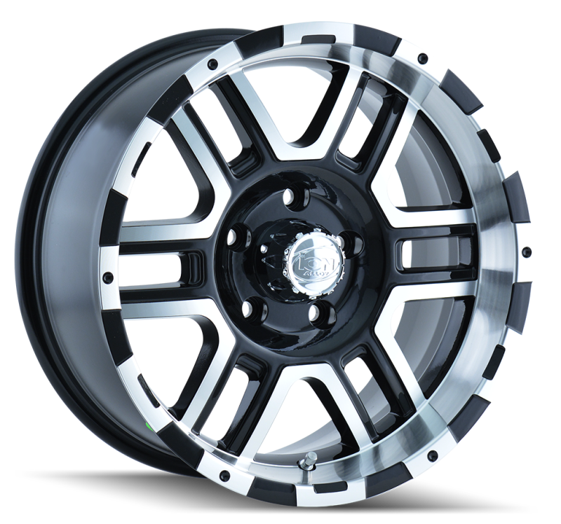 ION Type 179 16x8 / 5x114.3 BP / 10mm Offset / 83.82mm Hub Black/Machined Wheel