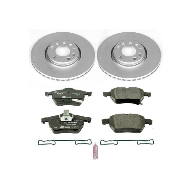 Power Stop 99-02 Saab 9-3 Front Euro-Stop Brake Kit