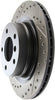 StopTech 06 BMW 325 / 07-09 BMW 328 Slotted & Drilled Right Rear Rotor