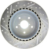 StopTech Select Sport 05-07 Subaru Impreza (DOES NOT FIT WRX/STI) Slotted / Drilled Left Rear Rotor