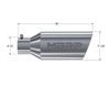 MBRP Universal Tip 7inch O.D. Rolled End 4inch inlet 18inch length - T304 (SINGLE TIP)