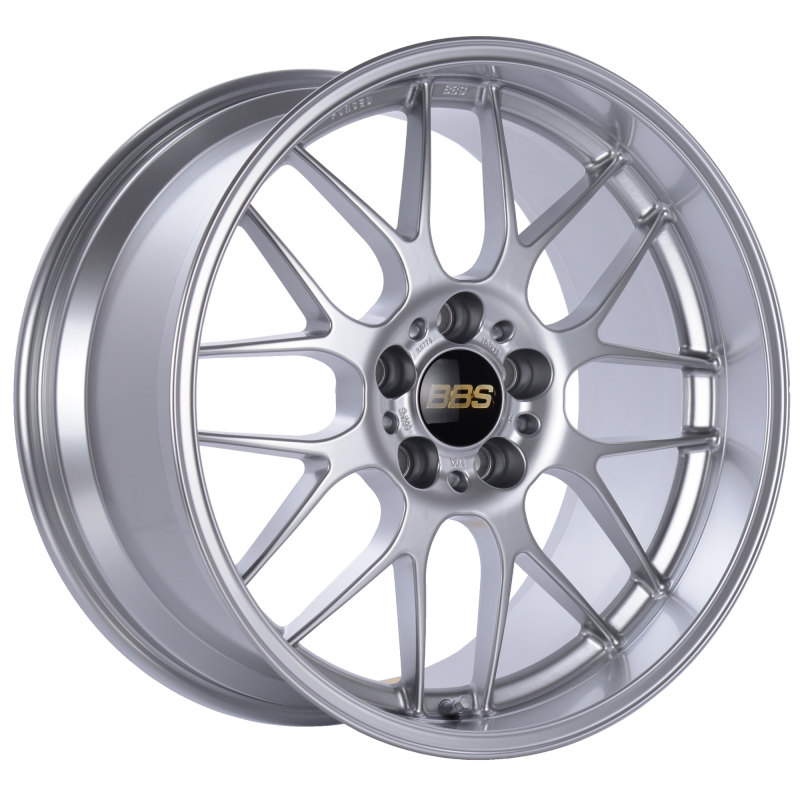 BBS RG-R 19x8.5 5x120 ET30 Diamond Silver Wheel -82mm PFS/Clip Required