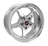 Race Star 92 Drag Star 15x7.00 5x4.75bc 3.50bs Direct Drill Polished Wheel