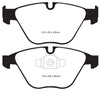 EBC 13+ BMW X1 2.0 Turbo (28i) Greenstuff Front Brake Pads