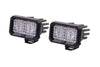 Diode Dynamics Stage Series 2 In LED Pod Pro - White Flood Standard WBL (Pair)