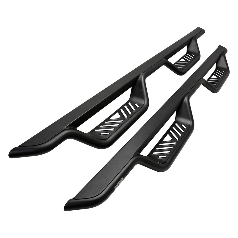 Westin 05-22 Toyota Tacoma Double Cab Outlaw Drop Nerf Step Bars - Black