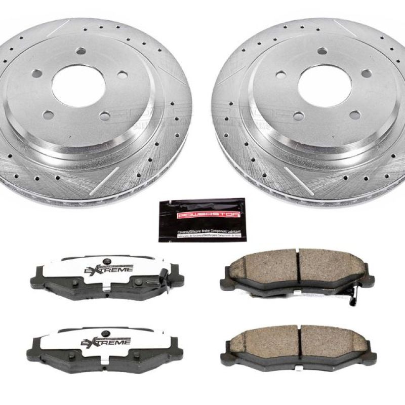 Power Stop 04-09 Cadillac XLR Rear Z26 Street Warrior Brake Kit