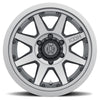 ICON Rebound Pro 17x8.5 6x5.5 0mm Offset 4.75in BS 106.1mm Bore Titanium Wheel