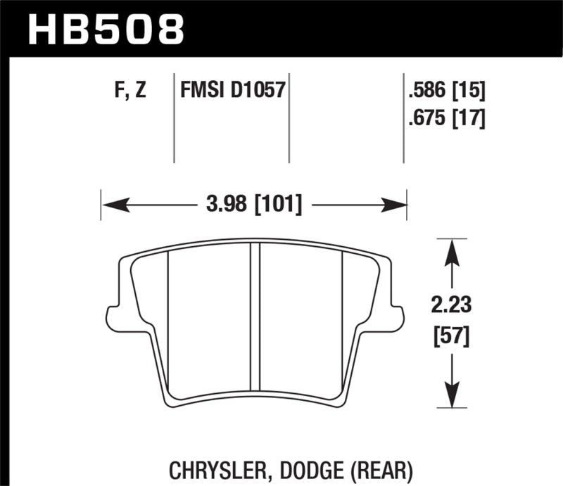 Hawk Performance Ceramic Street Brake Pads