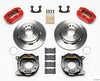 Wilwood Dynapro Dust-Boot P/S Park Brake Kit Red Small Ford 2.50in Offset