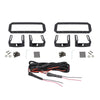 Westin HDX Flush Mount B-FORCE LED Light Kit (Set of 2) w/wiring harness - Black