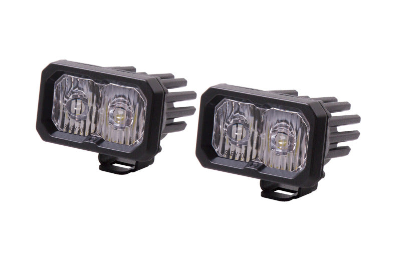 Diode Dynamics Stage Series 2 In LED Pod Sport - White Driving Standard WBL (Pair)