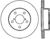 StopTech 05-07 Subaru Impreza WRX/STi Slotted & Drilled Left Rear Rotor