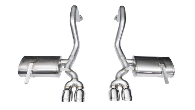 Corsa 97-04 Chevrolet Corvette C5 Z06 5.7L V8 Polished Xtreme Axle-Back Exhaust