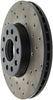 StopTech 05-10 VW Jetta (Exc Wagon) / 09-10 Jetta Wagon / 07-10 Rabbit Drilled Left Front Rotor