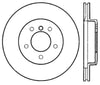 StopTech Power Slot 01-02 BMW Z3 / 03-09 Z4 / 3 Series Front Left Drilled & Slotted Rotor