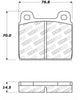 StopTech Performance 75-95 Alfa Romeo 2000 Spider/Graduate/Veloce Front Brake Pads