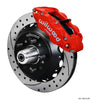 Wilwood Narrow Superlite 6R Front Big Brake Kit 12.88in SRP Drilled and Slotted Rotor - Red