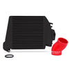 Mishimoto 08-14 Subaru WRX Top-Mount Intercooler Kit - Powder Coated Black & Red Hoses