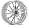 Vossen HF-4T 20x10 / 5x112 / ET50 / Deep Face / 66.5 - Silver Polished - Left Wheel